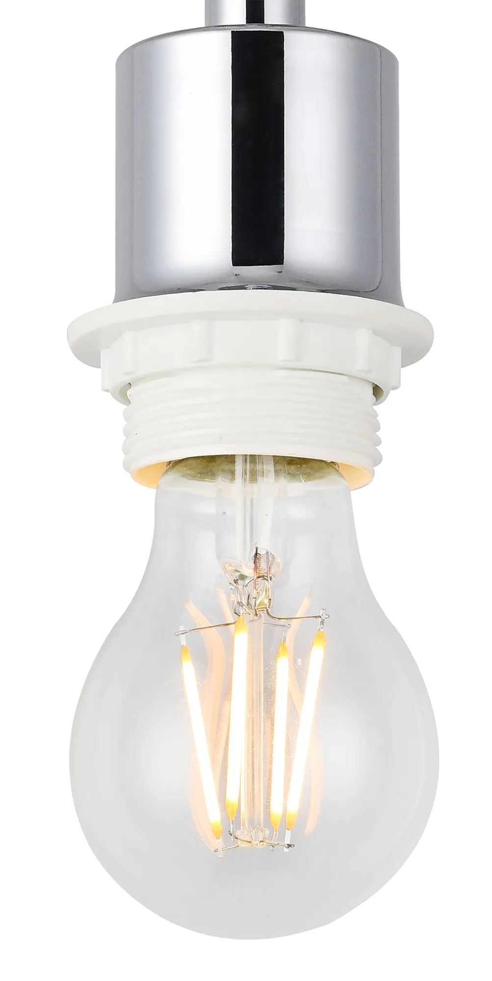 Baymont 50cm Semi Flush 1 Light Polished Chrome, Midnight Black/Green Olive, Frosted Diffuser DK0107  Deco Baymont CH BL/GR